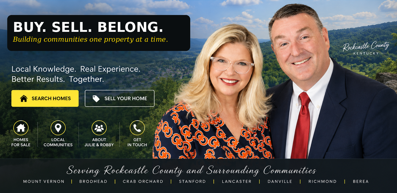 Julie and Robby Phillips serving Central Kentucky real estate clients